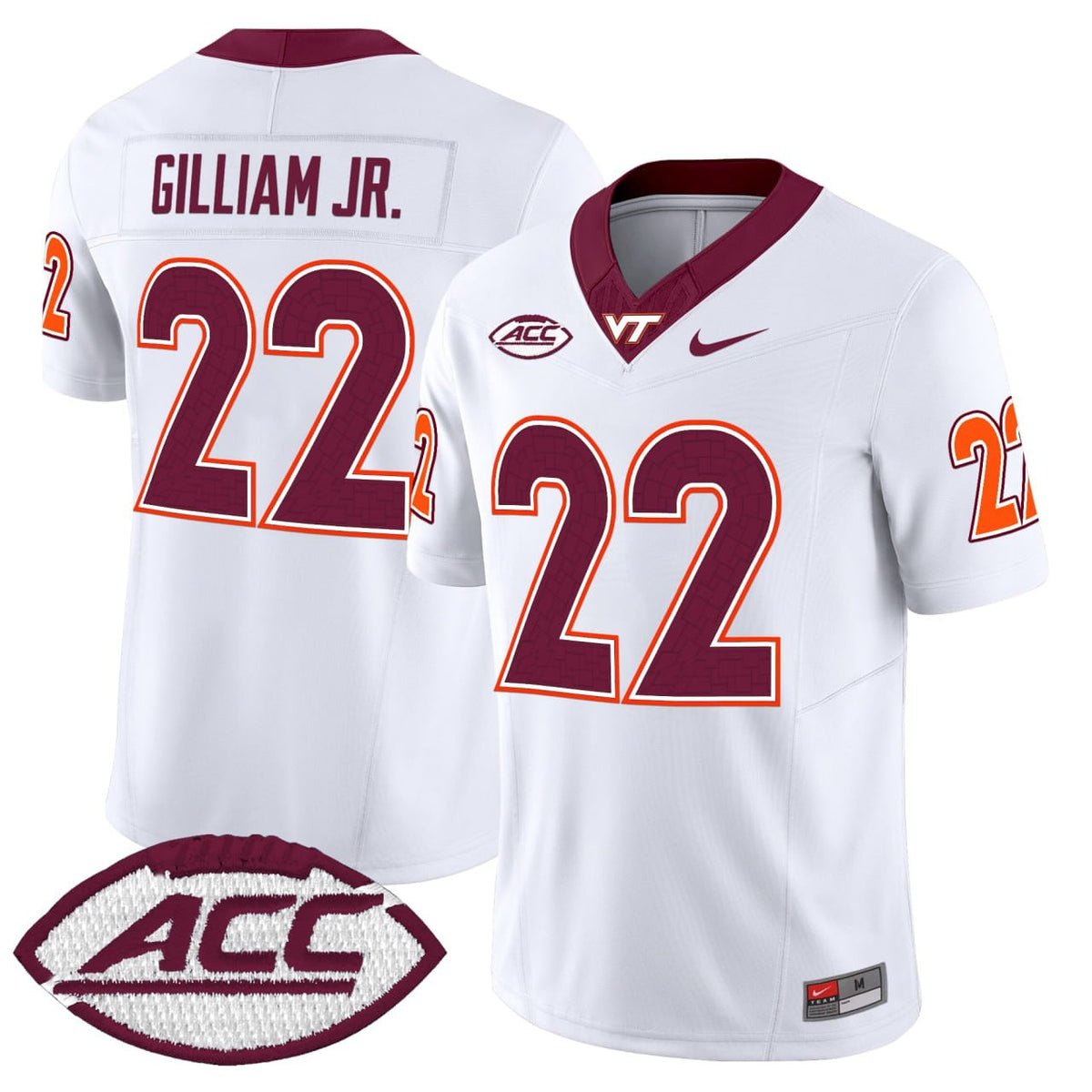 Gilliam Jr. Virginia Tech Hokies Limited Jersey - All Stitched