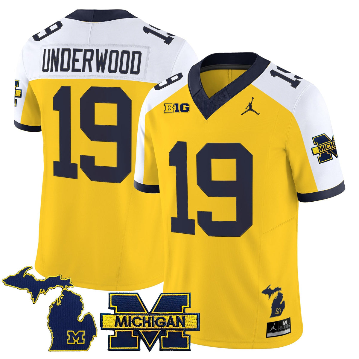 Men's Michigan Wolverines 2025 Vapor Limited Jersey V2 - All Stitched