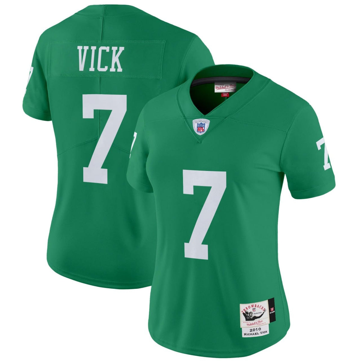 Women's Eagles Mitchell & Ness Michael Vick Elite Limited Jersey - All Stitched