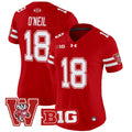 Women's Wisconsin Badgers Throwback Vapor Limited Jersey - All Stitched