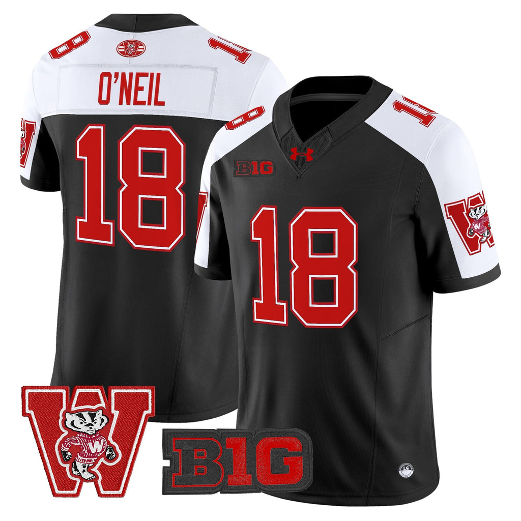 Men's Wisconsin Badgers Throwback Vapor Limited Jersey - All Stitched
