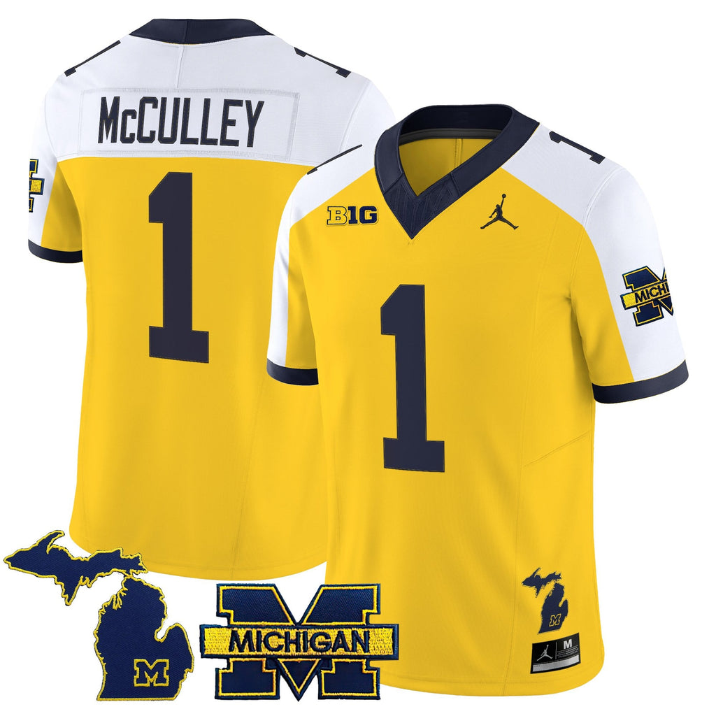 Men's Michigan Wolverines 2025 Vapor Limited Jersey V2 - All Stitched