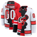 Carolina Hurricanes Split Custom Jersey - All Stitched