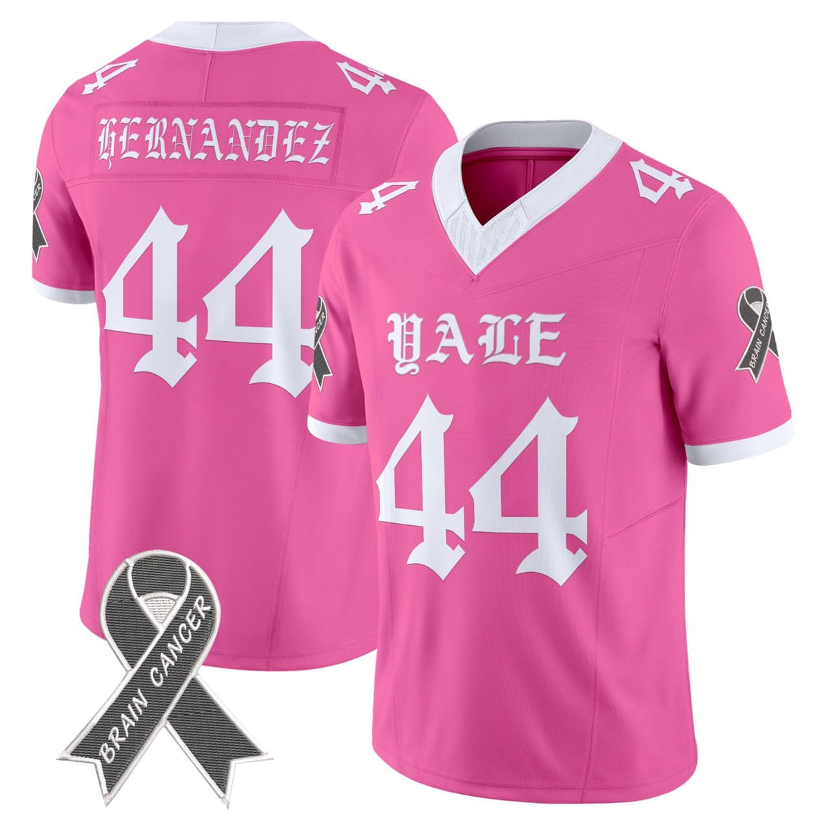 Pink Brain Cancer Vapor Limited Jersey - All Stitched