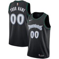 Minnesota Timberwolves 2025/26 "Black Trees" Swingman Custom Jersey - All Stitched