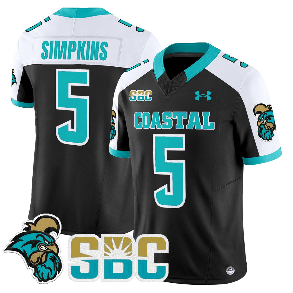 Men's Coastal Carolina Chanticleers 2025 Vapor Limited Jersey - All Stitched
