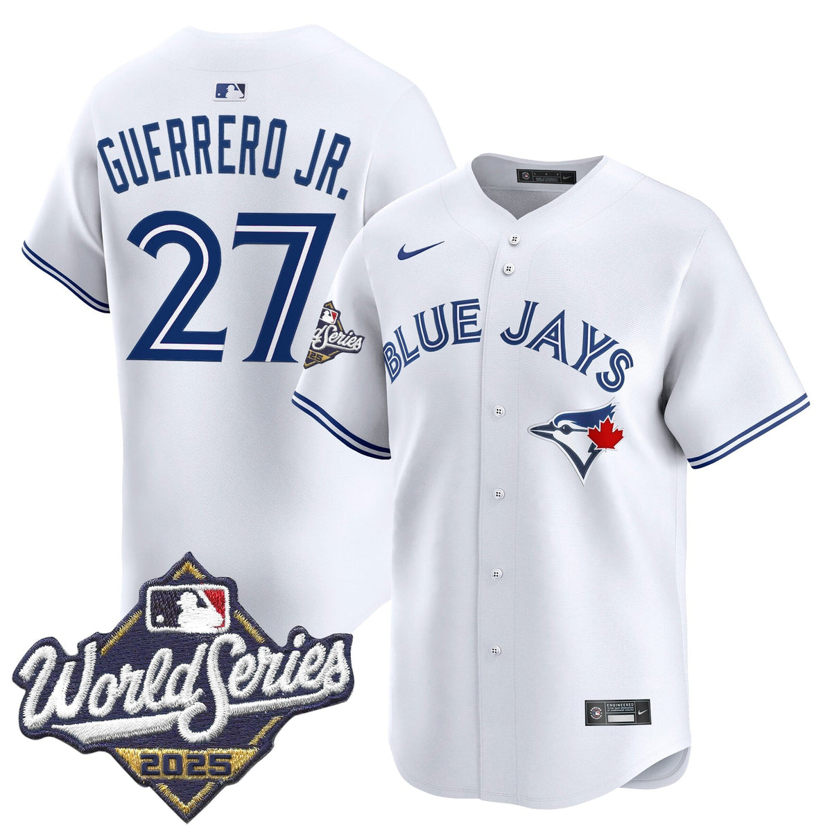 Men's Toronto Blue Jays 2025 World Series Vapor Premier Limited Jersey - All Stitched
