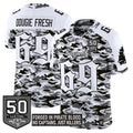 White Camo Tampa Bay Buccaneers 50th Seasons Patch Jersey - All Stitched