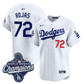 Men's #72 Miguel Rojas 2025 World Series Champions Vapor Premier Limited Jersey - All Stitched