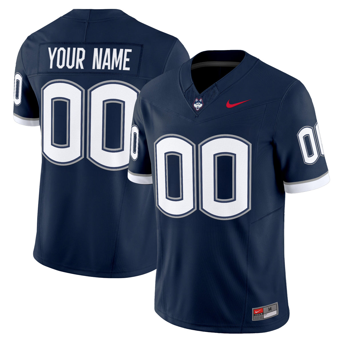 UConn Huskies 2025 Vapor Limited Custom Jersey - All Stitched