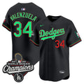 Men's Dodgers Mexico 2025 World Series Champions Vapor Premier Limited Jersey V2 - All Stitched