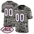 Virginia Tech Hokies 2025 Stone Vapor Limited Custom Jersey - Stitched