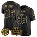 Men's Outkast x Georgia Bulldogs Gold Vapor Limited Jersey - All stitched