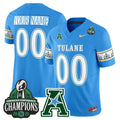 Tulane Green Wave 'City Edition' Vapor Limited Custom Jersey - 2025 AAC Champions Patch - All Stitched