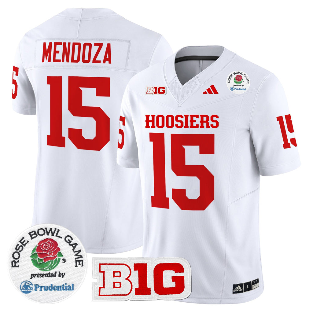 Men's Indiana Hoosiers 2025 Rose Bowl Vapor Limited Jersey - All Stitched