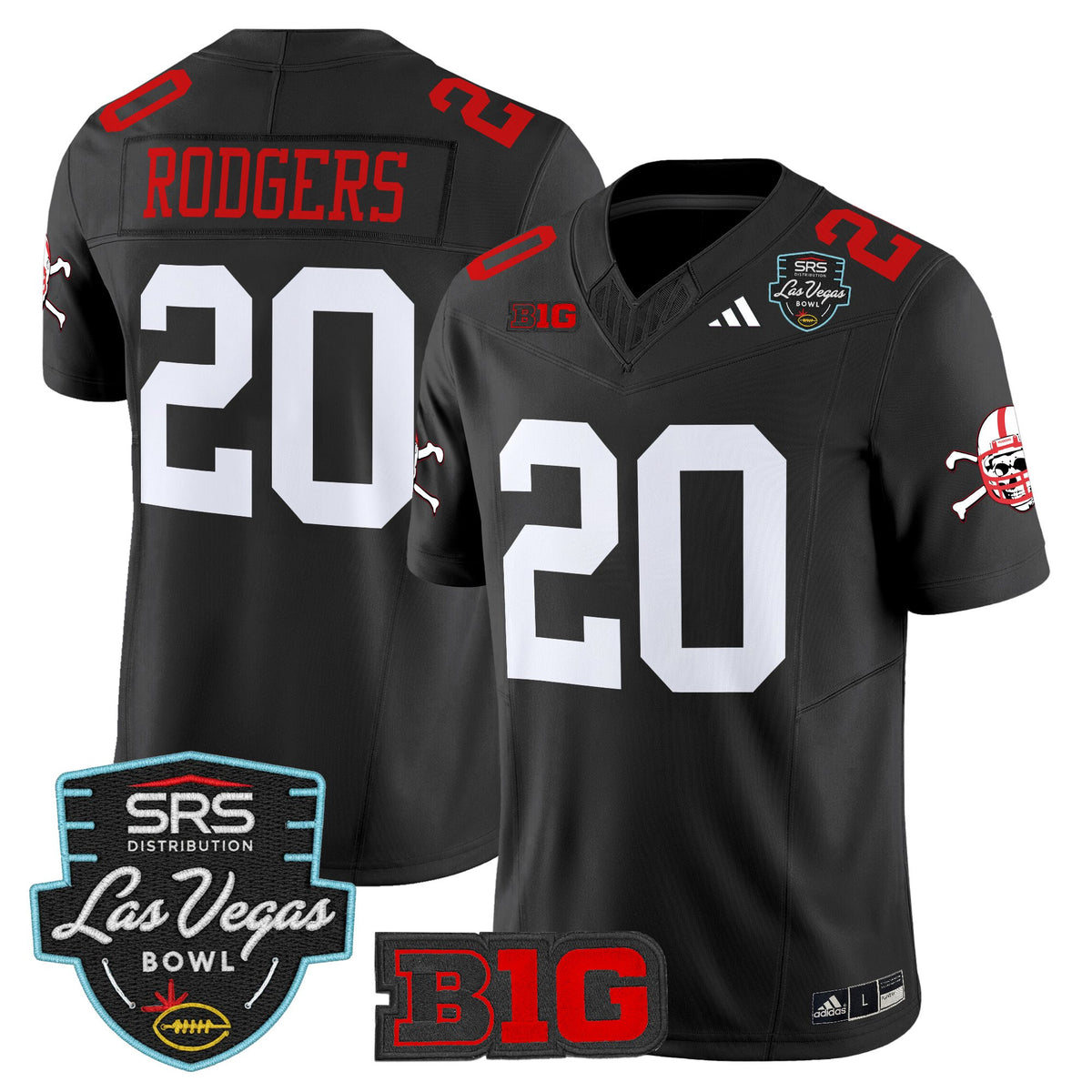Men's Nebraska Cornhuskers 2025 Las Vegas Bowl Vapor Limited Jersey - All Stitched