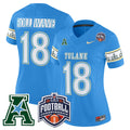 Women's Tulane Green Wave 'City Edition' Vapor Limited Jersey - 2025 AAC Championship Patch - All Stitched