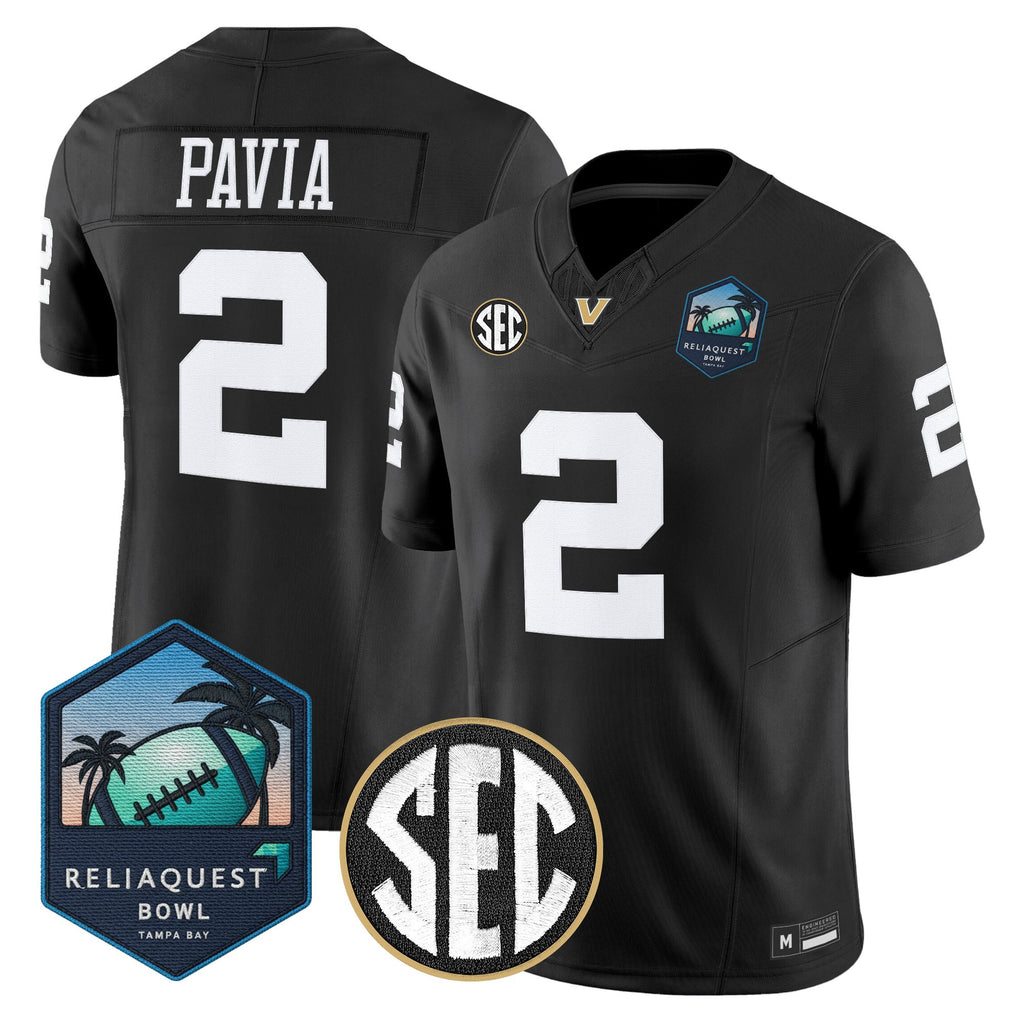 Men's Vanderbilt Commodores 2025 ReliaQuest Bowl Vapor Limited Jersey - All Stitched