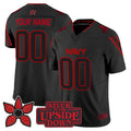 Navy Midshipmen 'Stranger Things x Jolly Roger Edition' Vapor Limited Custom Jersey - All Stitched