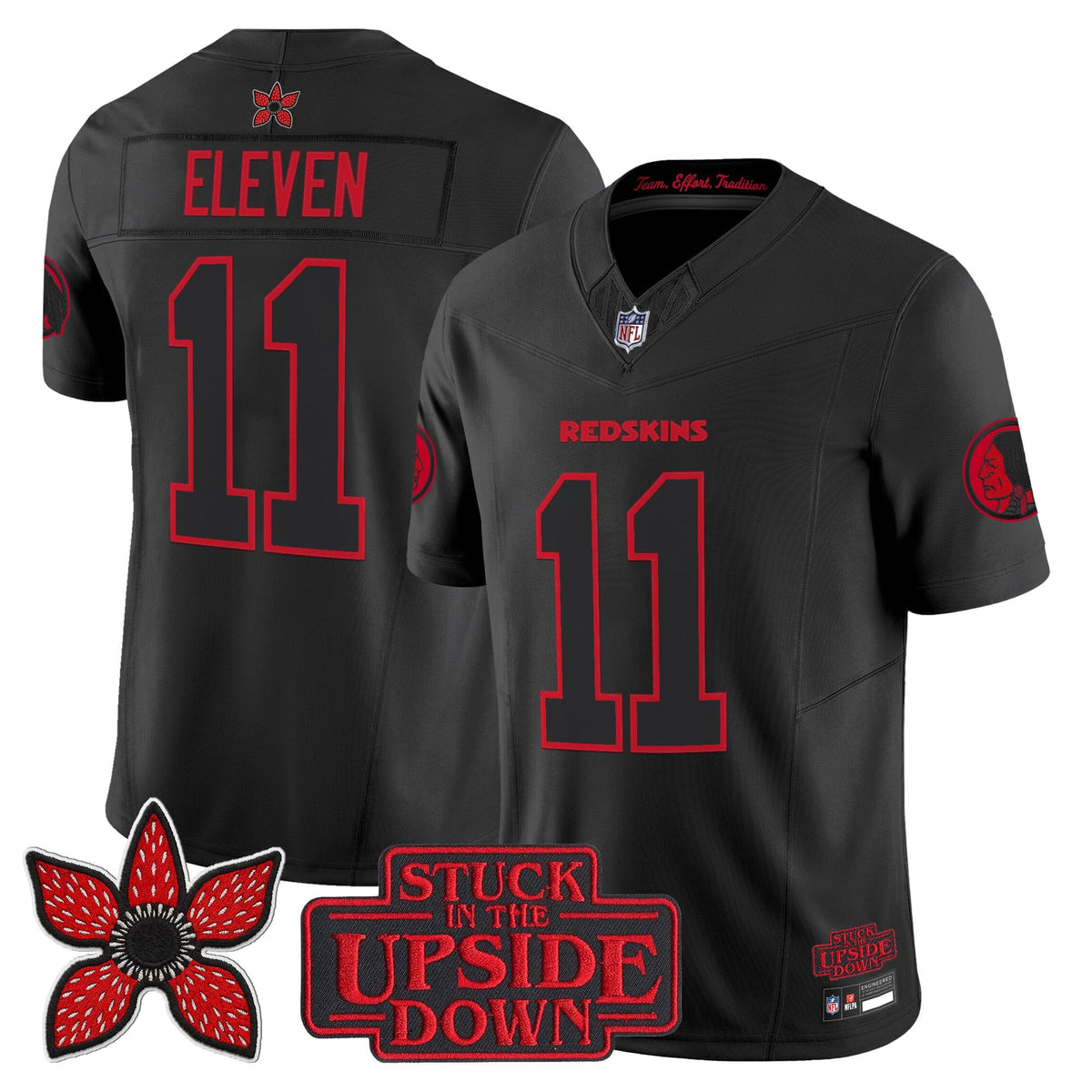Washington Redskins 'Stranger Things Edition' Vapor Limited Jersey - All Stitched