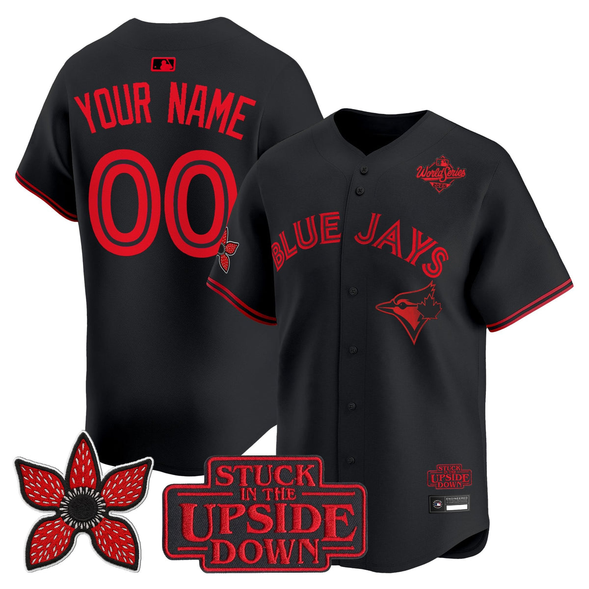 Toronto Blue Jays 'Stranger Things Edition' Vapor Premier Limited Custom Jersey - All Stitched
