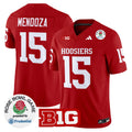 #15 Fernando Mendoza Indiana Hoosiers 2026 Rose Bowl Vapor Limited Jersey V2 - All Stitched