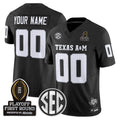 Texas A&M Aggies 2025 Playoff First Round Vapor Limited Custom Jersey - All Stitched
