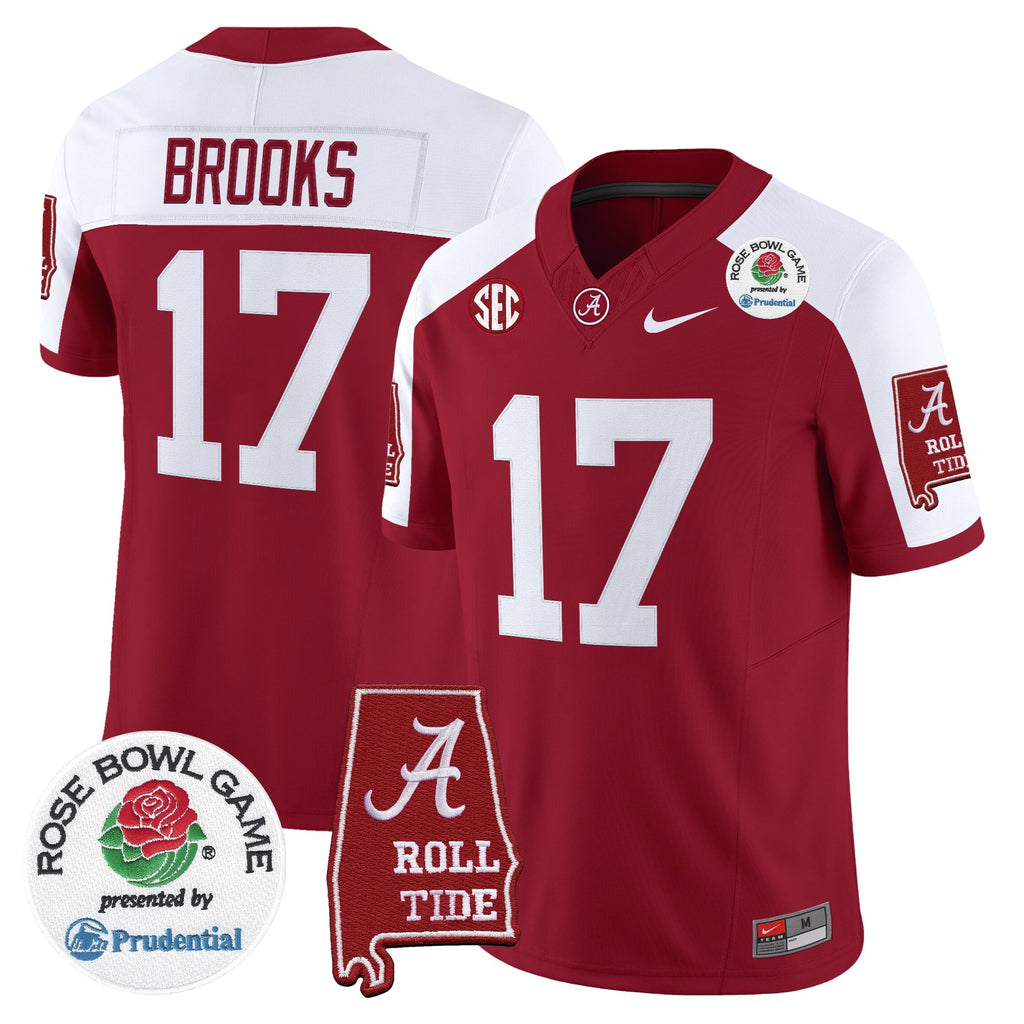 Men's Alabama Crimson Tide 2026 Rose Bowl Vapor Limited Jersey - All Stitched