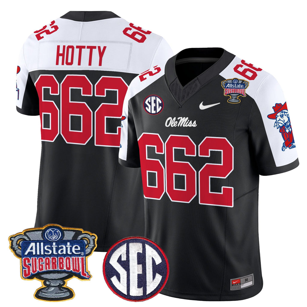 Men's Ole Miss Rebels 2026 Sugar Bowl Vapor Limited Jersey - All Stitched