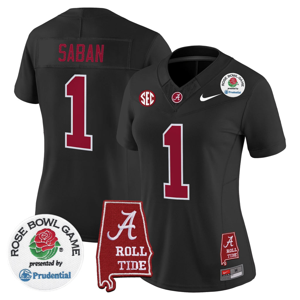 Women's Alabama Crimson Tide 2026 Rose Bowl Vapor Limited Jersey - All Stitched