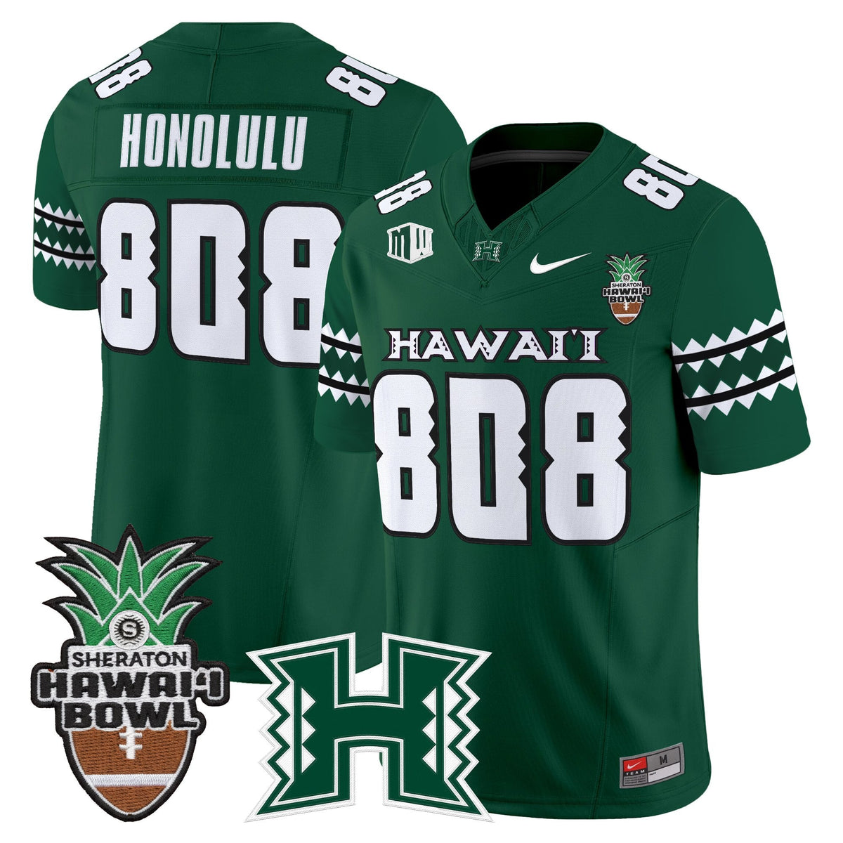Men's Hawai'i Rainbow Warriors 2025 Hawai'i Bowl Vapor Limited Jersey - All Stitched