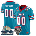 New Mexico Lobos 2025 Rate Bowl Vapor Limited Custom Jersey - All Stitched