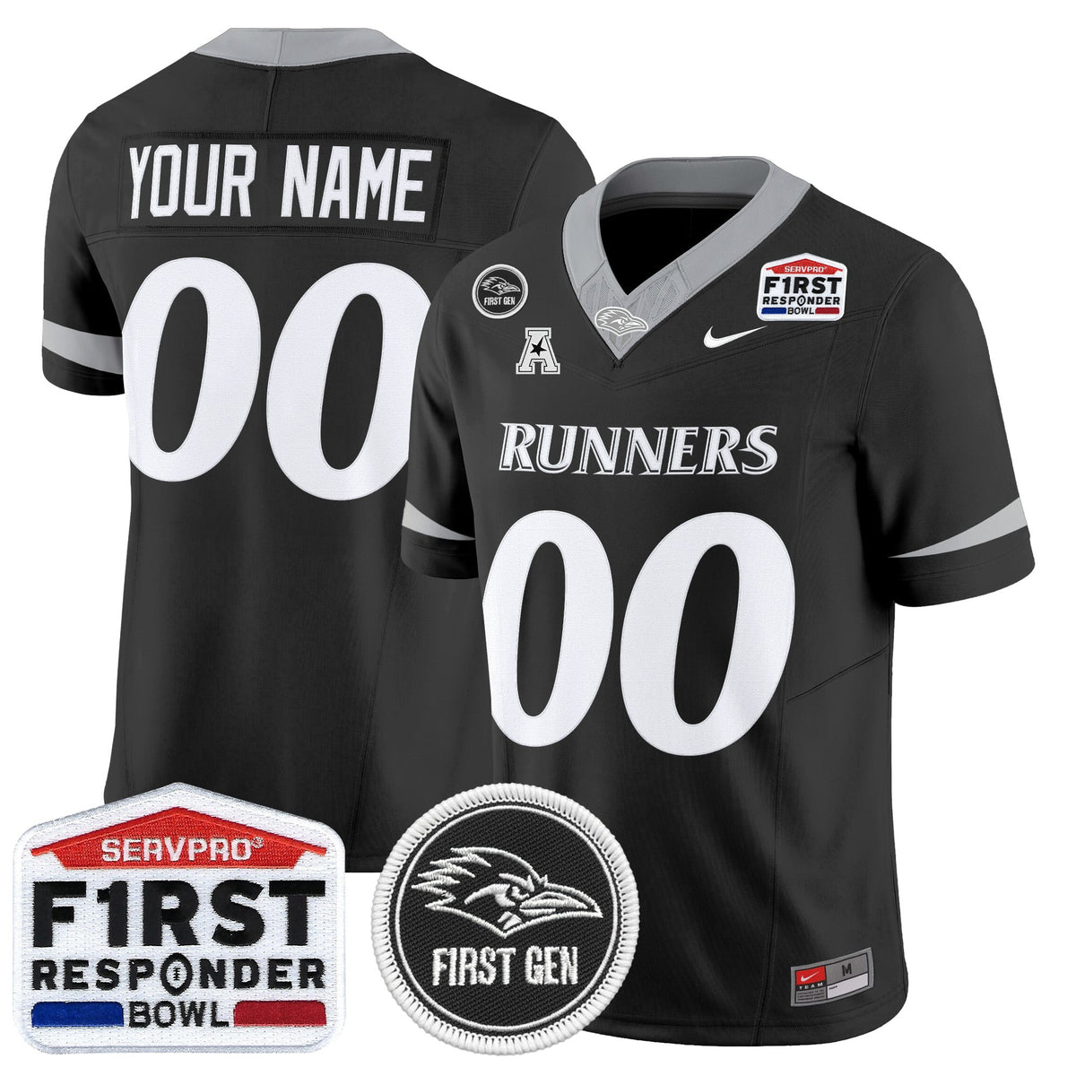 UTSA Roadrunners 2025 First Responder Bowl Vapor Limited Custom Jersey - All Stitched
