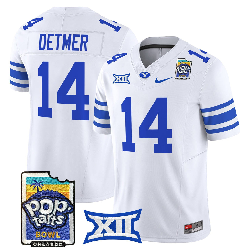 Men's BYU Cougars 2025 Pop-Tarts Bowl Vapor Limited Jersey - All Stitched