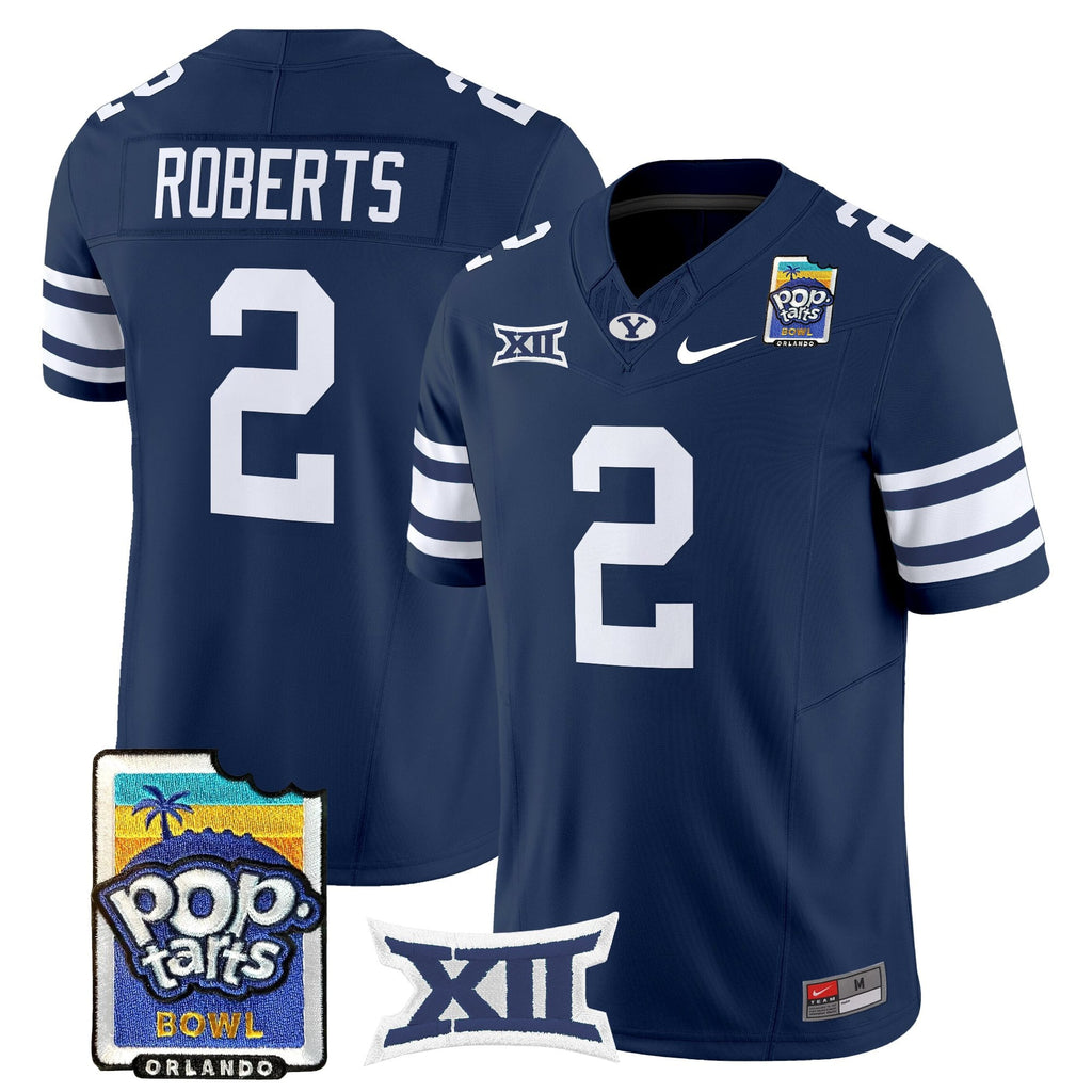 Men's BYU Cougars 2025 Pop-Tarts Bowl Vapor Limited Jersey - All Stitched