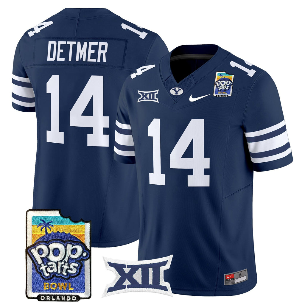 Men's BYU Cougars 2025 Pop-Tarts Bowl Vapor Limited Jersey - All Stitched