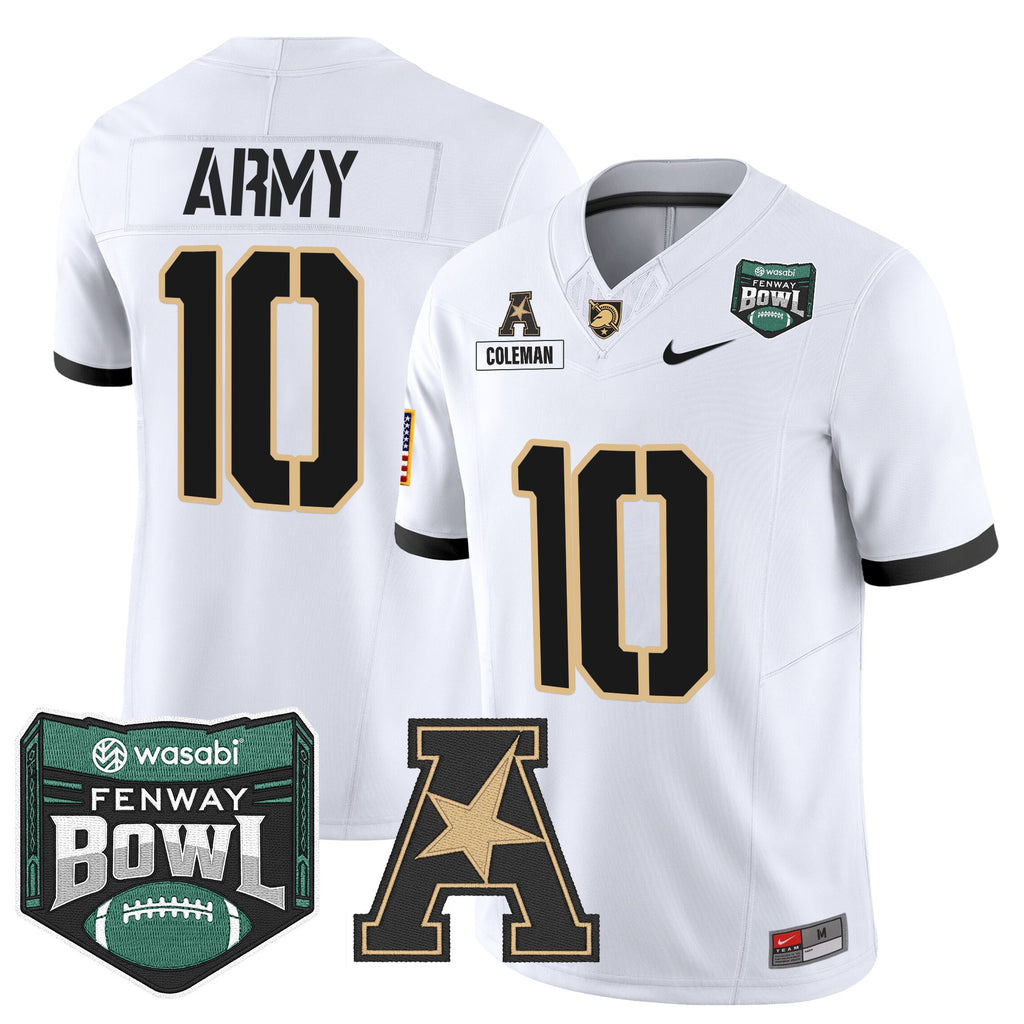 Men's Army Black Knights 2025 Fenway Bowl Vapor Limited Jersey - All Stitched