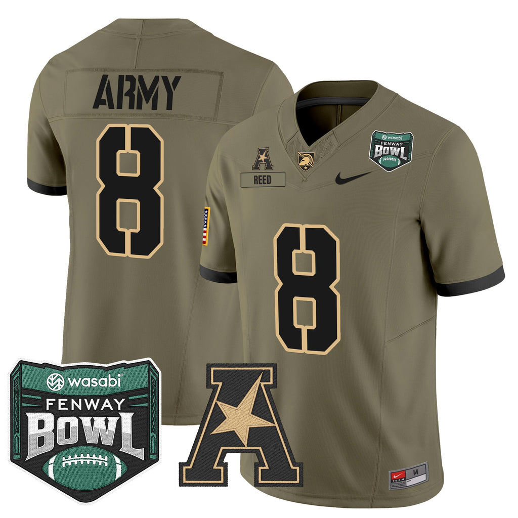 Men's Army Black Knights 2025 Fenway Bowl Vapor Limited Jersey - All Stitched