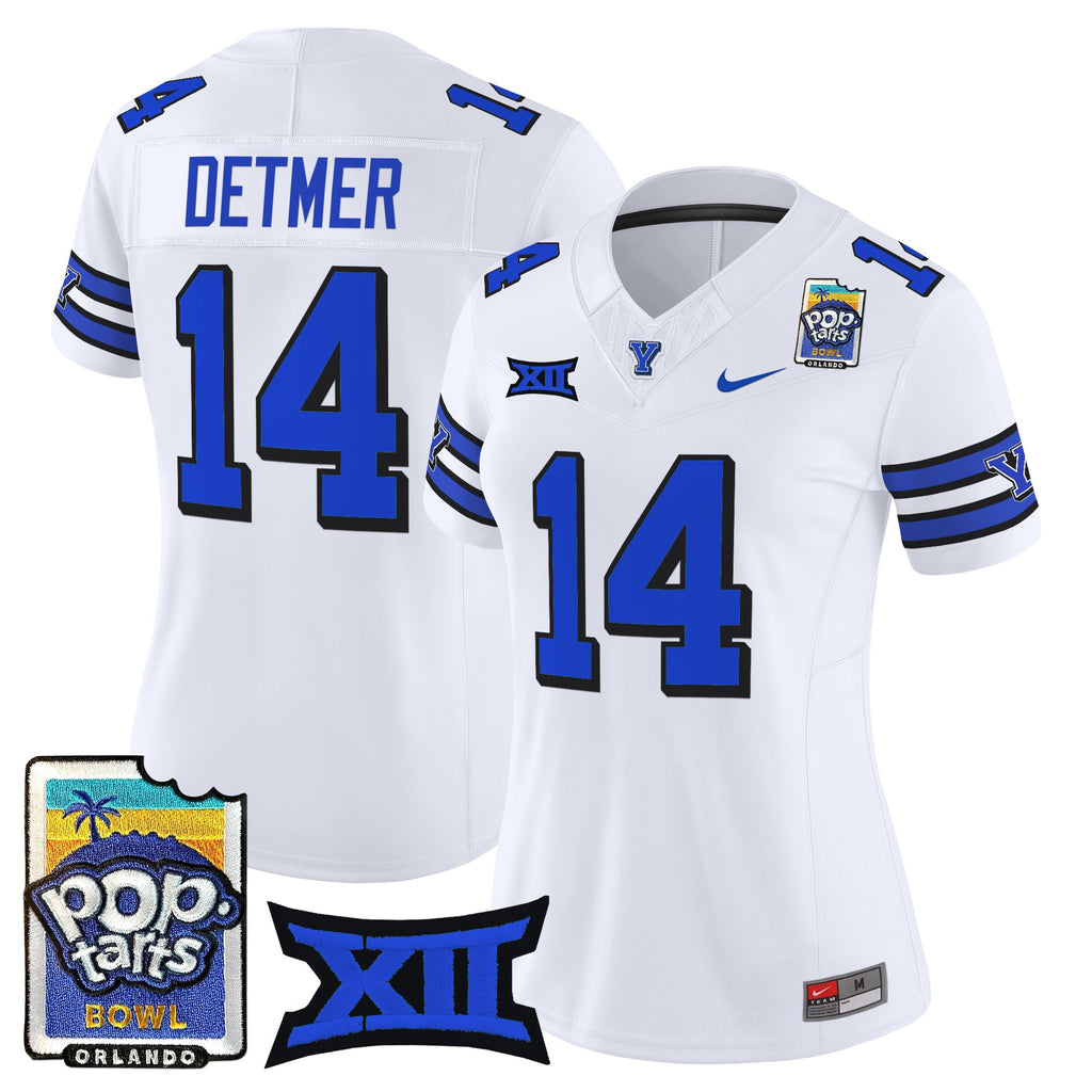 Women's BYU Cougars 2025 Pop-Tarts Bowl Vapor Limited Jersey - All Stitched
