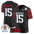 Men's Indiana Hoosiers 2025 Rose Bowl Pattern Vapor Limited Jersey - Stitched