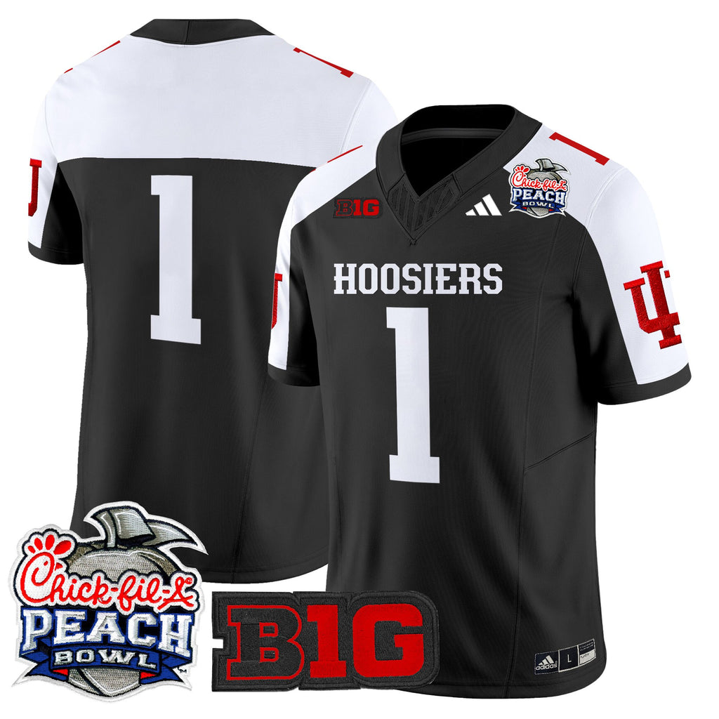 Men's Indiana Hoosiers 2026 Peach Bowl Vapor Limited Jersey - All Stitched