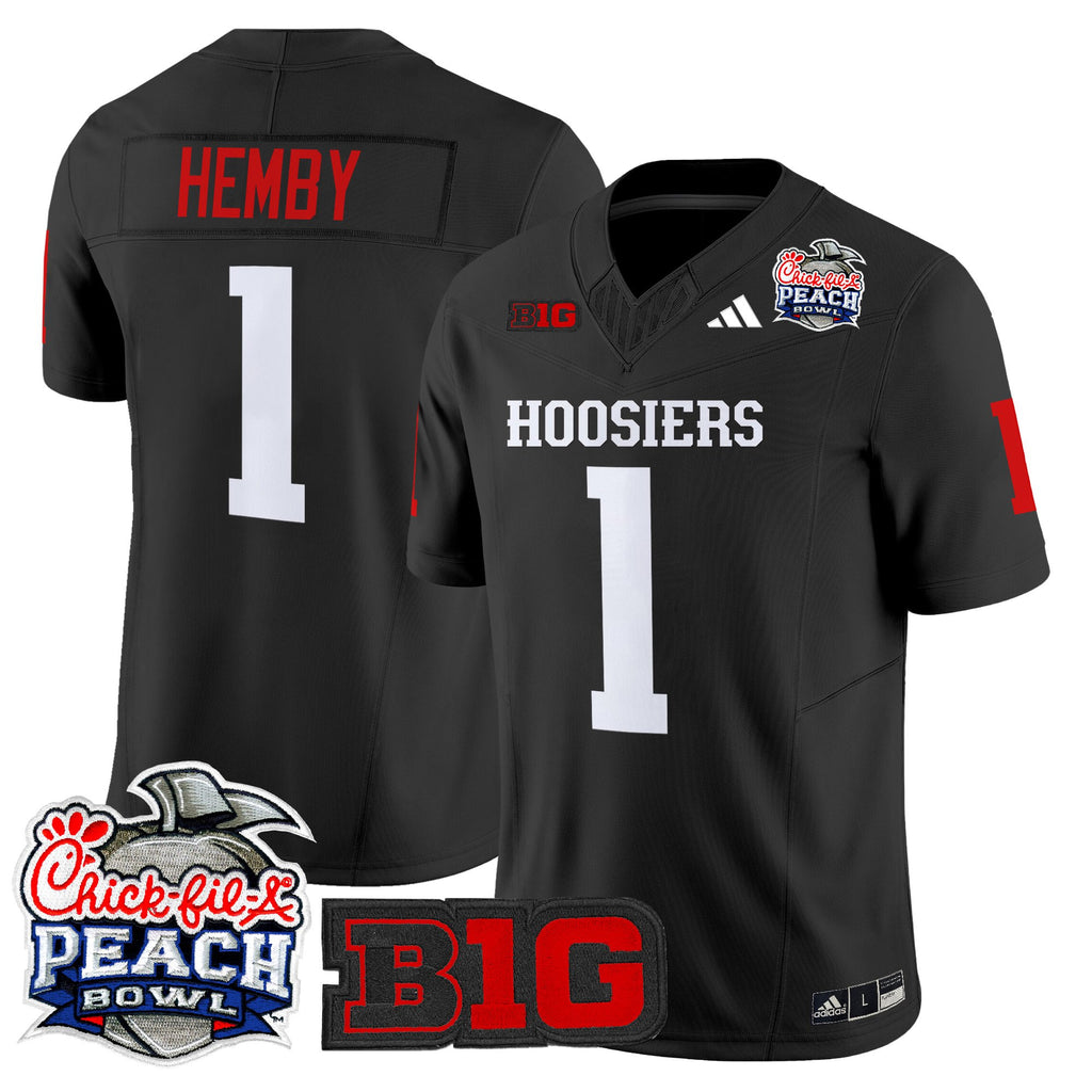 Men's Indiana Hoosiers 2026 Peach Bowl Vapor Limited Jersey - All Stitched