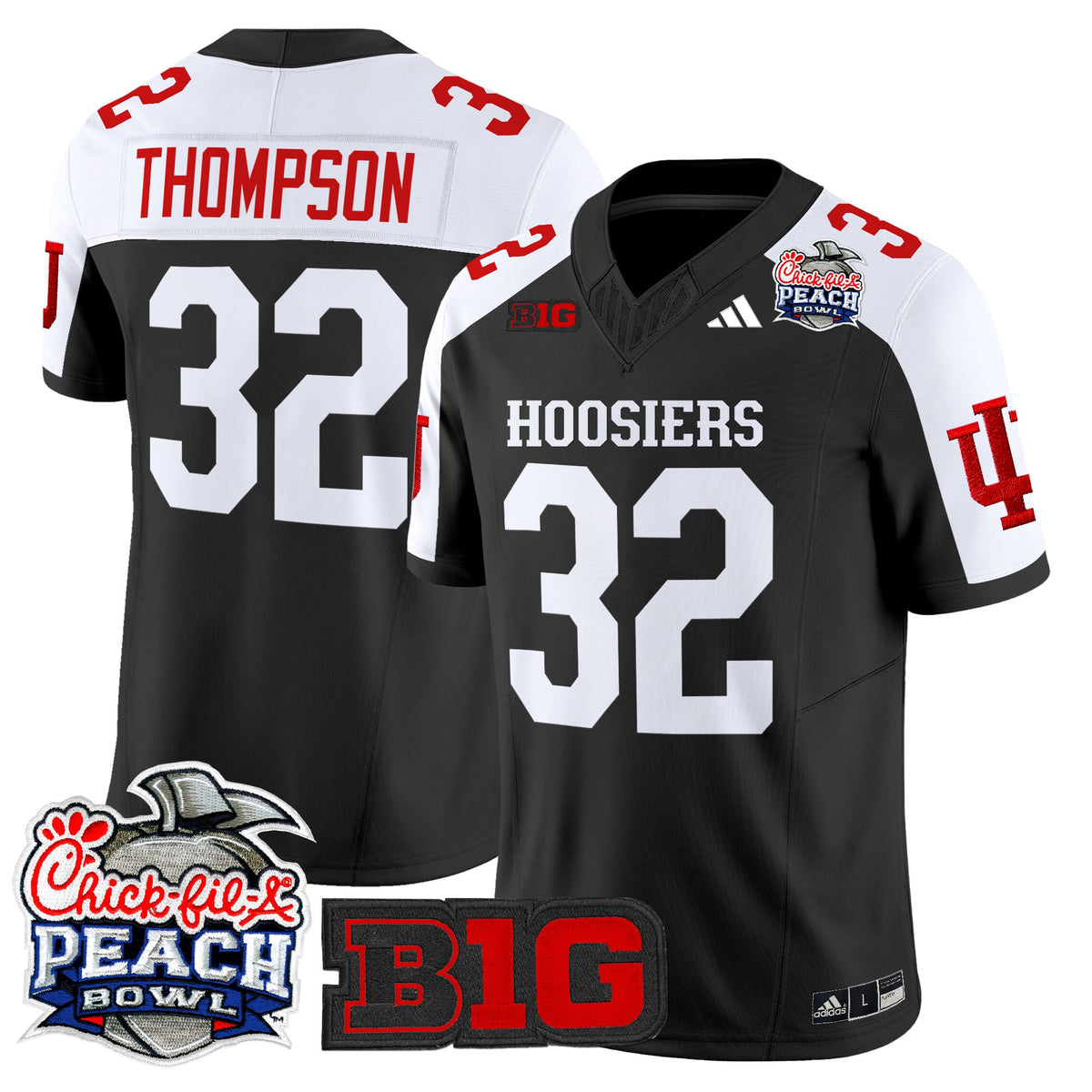 Men's Indiana Hoosiers 2026 Peach Bowl Vapor Limited Jersey - All Stitched