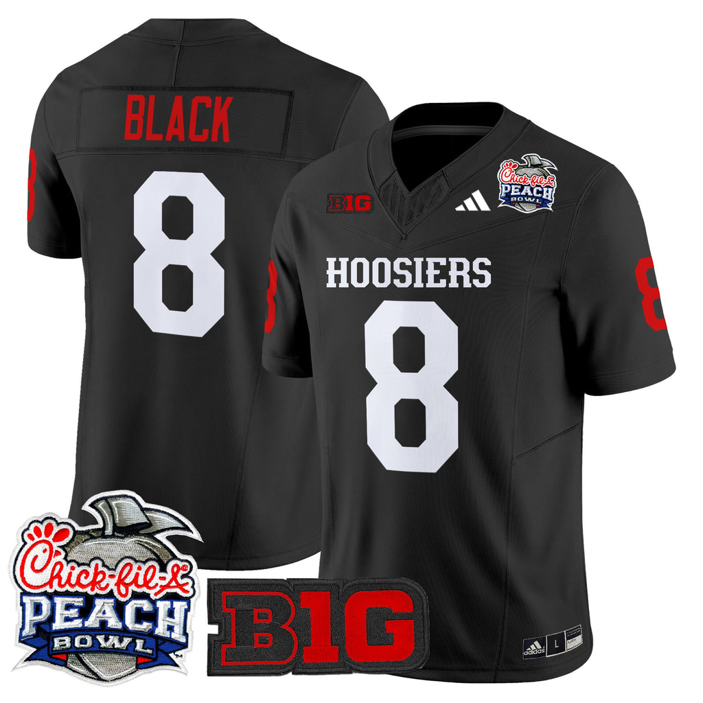 Men's Indiana Hoosiers 2026 Peach Bowl Vapor Limited Jersey - All Stitched