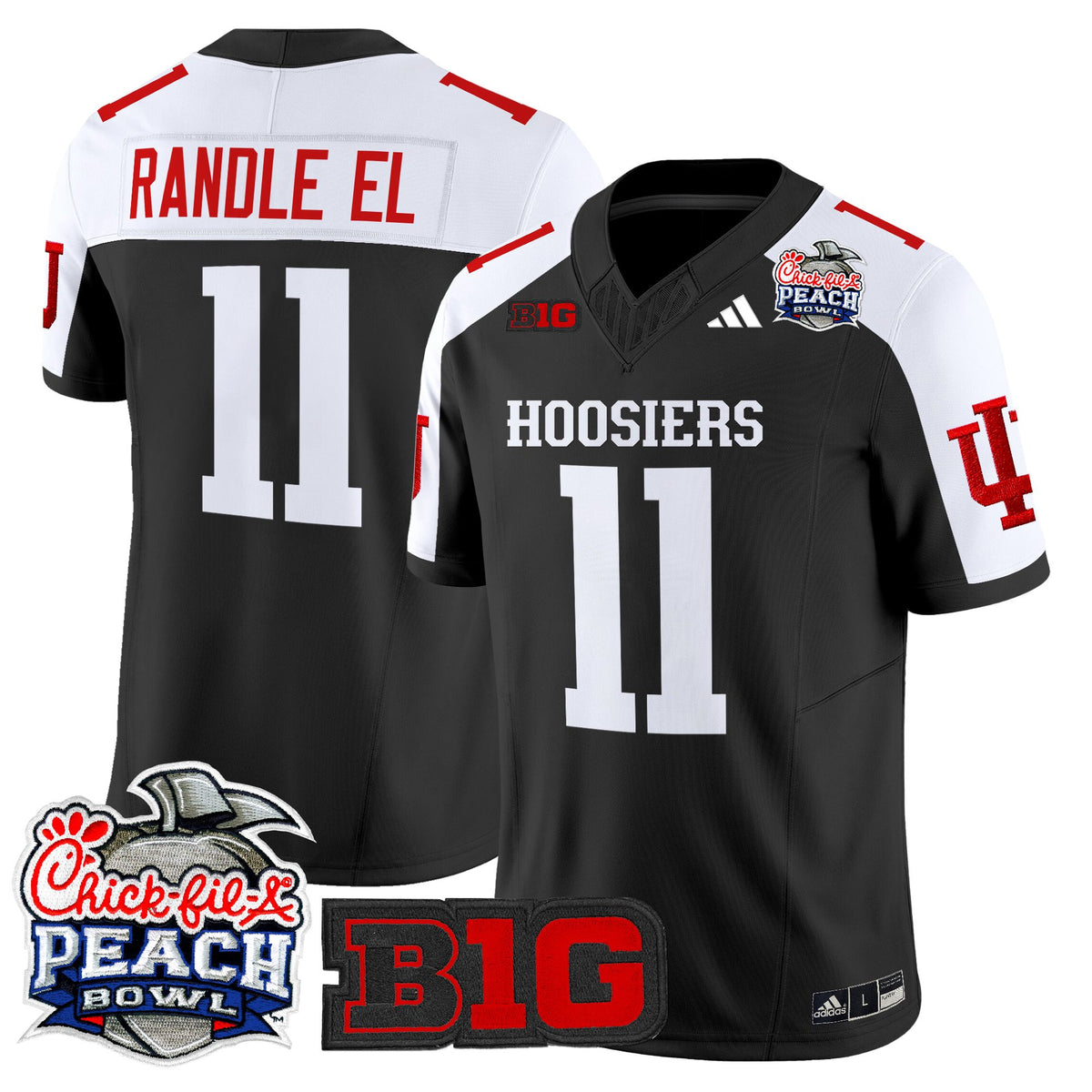 Men's Indiana Hoosiers 2026 Peach Bowl Vapor Limited Jersey - All Stitched