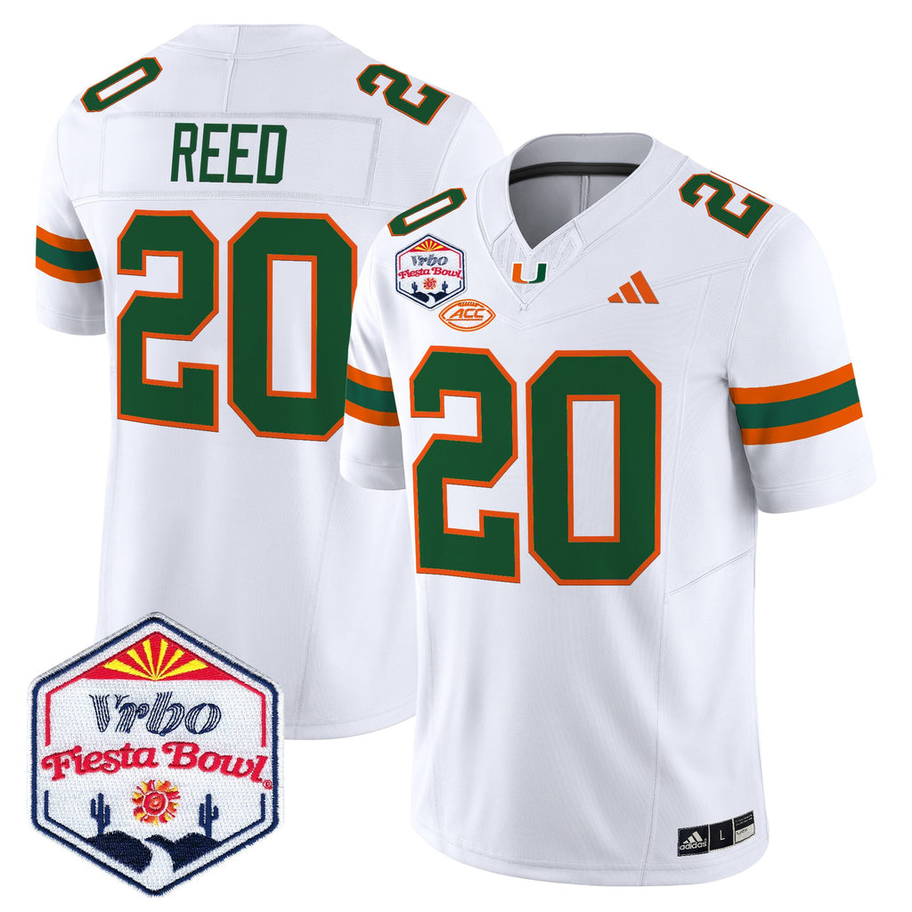 Men's Miami Hurricanes 2026 The Fiesta Bowl Vapor Limited Jersey - All Stitched