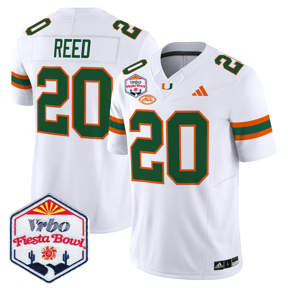 Men's Miami Hurricanes 2026 The Fiesta Bowl Vapor Limited Jersey - All Stitched