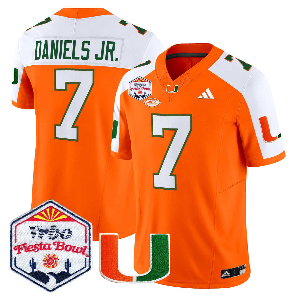 Men's Miami Hurricanes 2026 The Fiesta Bowl Vapor Limited Jersey - All Stitched