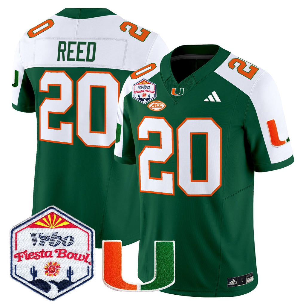 Men's Miami Hurricanes 2026 The Fiesta Bowl Vapor Limited Jersey - All Stitched
