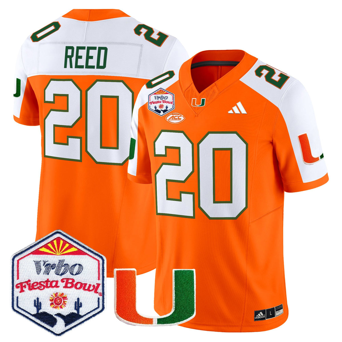Men's Miami Hurricanes 2026 The Fiesta Bowl Vapor Limited Jersey - All Stitched